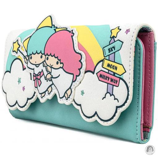 Loungefly Portefeuille Trois Volets Little Twin Stars Rainbow Cloud Sanrio (Sanrio)