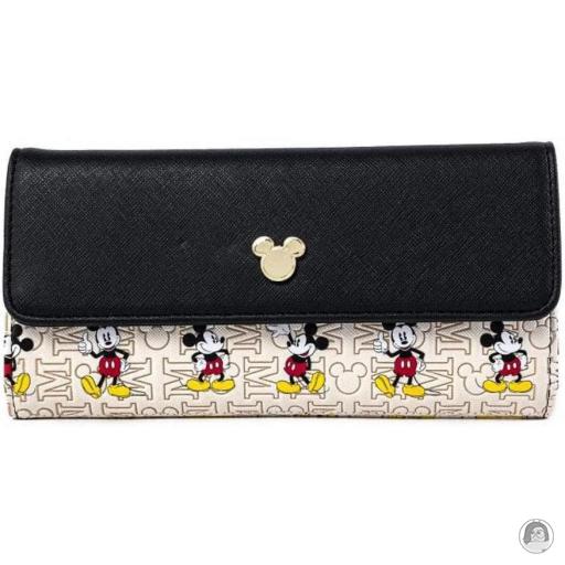 Loungefly Impression intégrale Portefeuille Trois Volets Mickey Mouse qui pose Disney