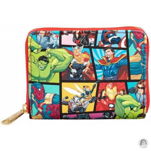 Loungefly Funko Europe Portefeuille zippé Bandes Dessinées Avengers (Marvel)