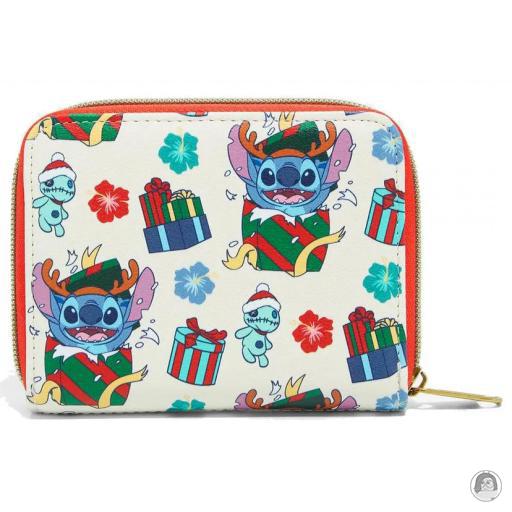 Loungefly Hot Topic Portefeuille zippé Cadeaux de Noël Lilo et Stitch (Disney)