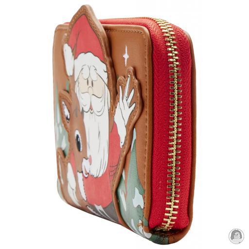 Loungefly Portefeuille zippé Câlin Père Noël Rudolphe le Renne au Nez Rouge (Rudolphe le Renne au Nez Rouge)