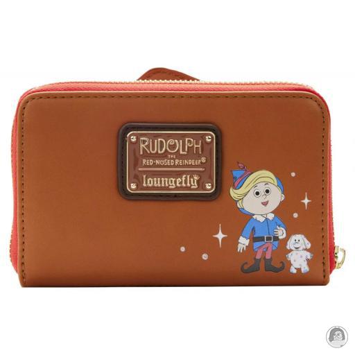 Loungefly Portefeuille zippé Câlin Père Noël Rudolphe le Renne au Nez Rouge (Rudolphe le Renne au Nez Rouge)