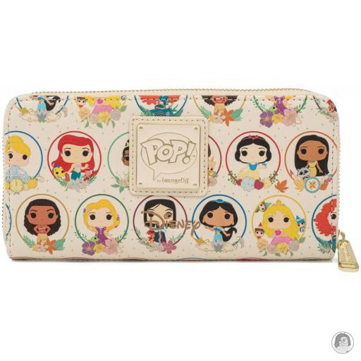 Loungefly Portefeuille zippé Cercles de Princesses Princesses Disney (Disney) (Princesses Disney (Disney))