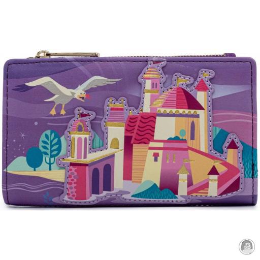 Loungefly La Petite Sirène (Disney) Portefeuille zippé Château d'Ariel La Petite Sirène (Disney)