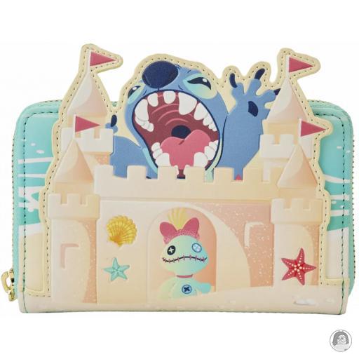 Loungefly Portefeuilles Portefeuille zippé Château de Sable Lilo et Stitch (Disney)