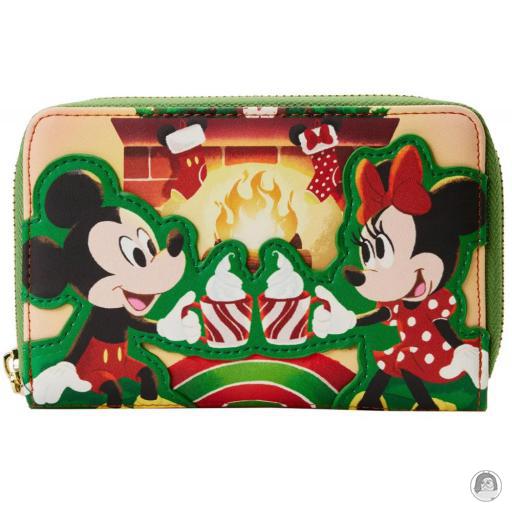 Loungefly Mickey Mouse (Disney) Portefeuille zippé Cheminée & Chocolat Chaud Mickey Mouse (Disney)