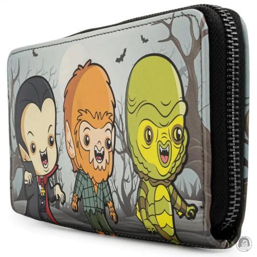 Loungefly Portefeuille zippé Chibi Line Universal Monsters (Universal Monsters)