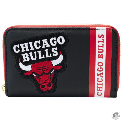 Loungefly NBA (National Basketball Association) Portefeuille zippé Chicago Bulls Patch Icons NBA (National Basketball Association)