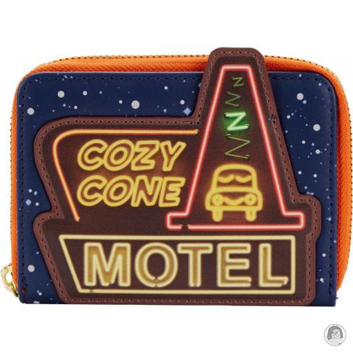 Loungefly Brille dans le noir Portefeuille zippé Cozy Cone Motel Cars (Pixar)