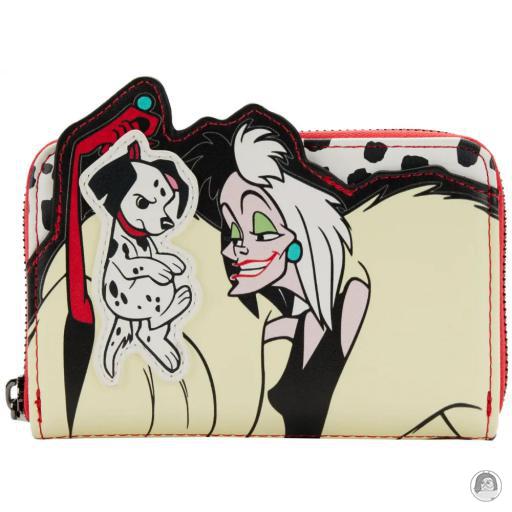 Loungefly Portefeuille zippé Cruella d'Enfer Villains Scène Les 101 Dalmatiens (Disney) (Les 101 Dalmatiens (Disney))