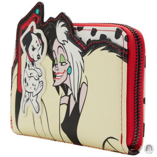 Loungefly Portefeuille zippé Cruella d'Enfer Villains Scène Les 101 Dalmatiens (Disney) (Les 101 Dalmatiens (Disney))