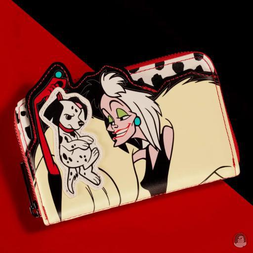 Loungefly Portefeuille zippé Cruella d'Enfer Villains Scène Les 101 Dalmatiens (Disney) (Les 101 Dalmatiens (Disney))