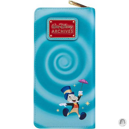 Loungefly Portefeuille zippé Disney Archives Pinocchio (Disney) (Pinocchio (Disney))