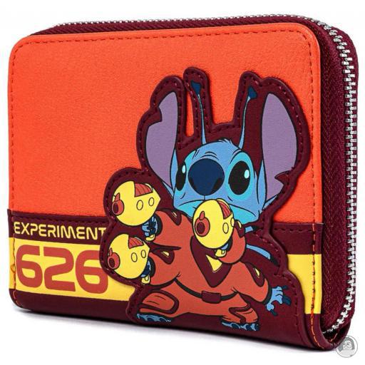 Loungefly Portefeuille zippé Expérience 626 Lilo et Stitch (Disney) (Lilo et Stitch (Disney))