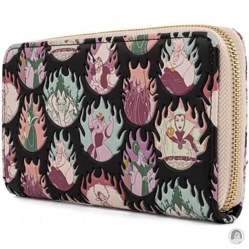 Loungefly Portefeuille zippé Flammes Pastel Disney Villains (Disney) (Disney Villains (Disney))