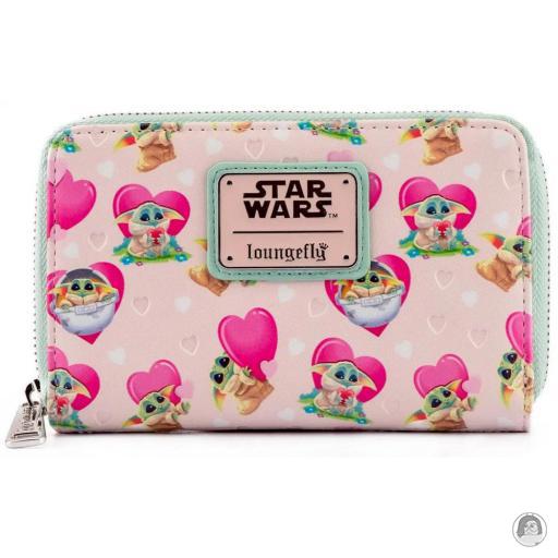 Loungefly Portefeuille zippé Grogu Valentines Star Wars