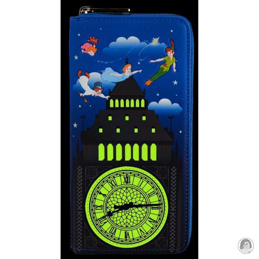 Loungefly Portefeuille zippé Horloge Lumineuse Peter Pan (Disney) (Peter Pan (Disney))