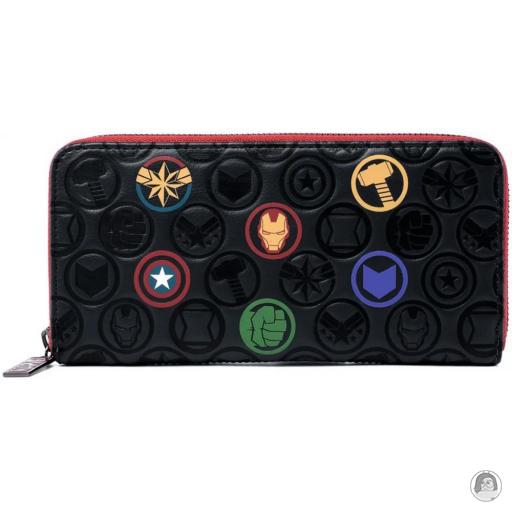 Loungefly Avengers (Marvel) Portefeuille zippé Icônes Avengers (Marvel)