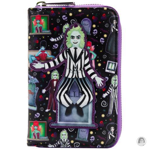 Loungefly Portefeuille zippé Icons Impression Intégrale Beetlejuice