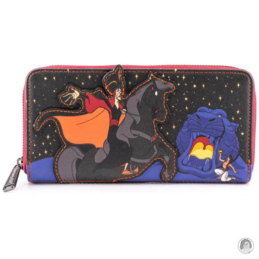 Loungefly Scène Disney Portefeuille zippé Jafar Villains Scène Aladdin (Disney)