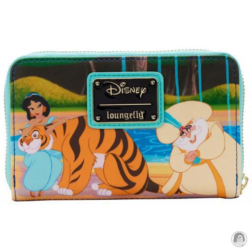 Loungefly Portefeuille zippé Jasmine Scène de Princesse Aladdin (Disney) (Aladdin (Disney))