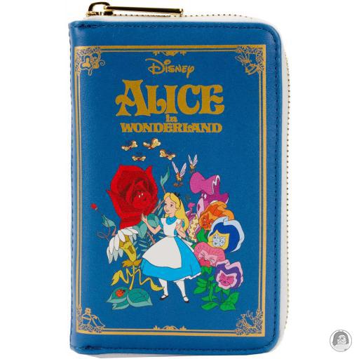 Loungefly Portefeuille zippé Livre Classique Alice au Pays des Merveilles (Disney)