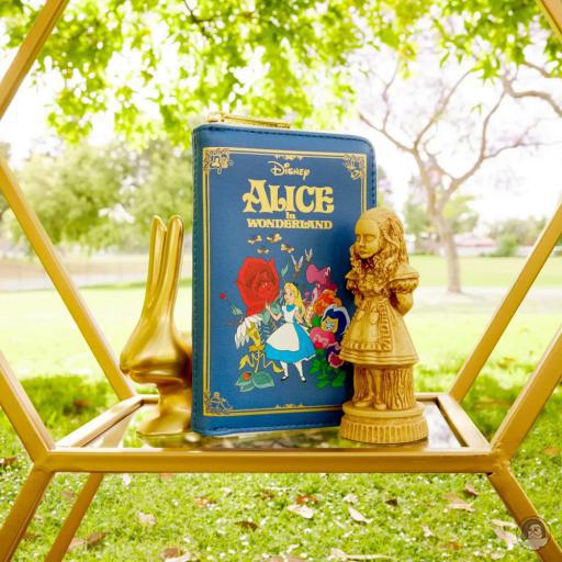 Loungefly Portefeuille zippé Livre Classique Alice au Pays des Merveilles (Disney) (Alice au Pays des Merveilles (Disney))