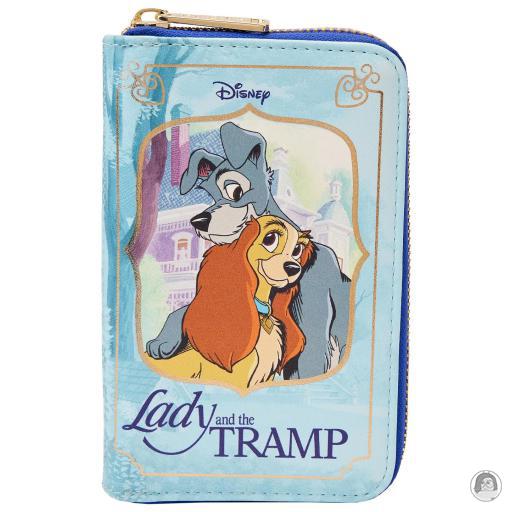 Loungefly Livre Disney Portefeuille zippé Livre Classique La Belle et le Clochard (Disney)