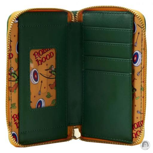 Loungefly Portefeuille zippé Livre Classique Robin des Bois (Disney) (Robin des Bois (Disney))