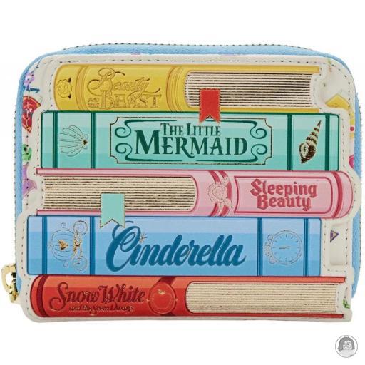 Loungefly Portefeuille zippé Livres classiques de Princesses Princesses Disney (Disney)