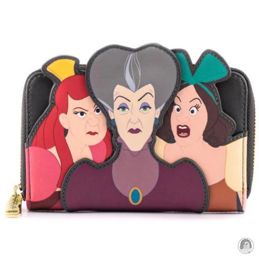 Loungefly Scène Disney Portefeuille zippé Marâtre Villains Scène Cendrillon (Disney)