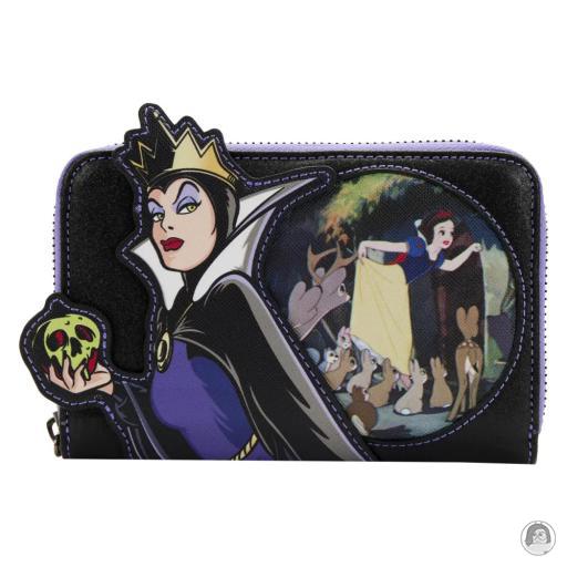 Loungefly Scène Disney Portefeuille zippé Méchante Reine Villains Scène Blanche-Neige et les Sept Nains (Disney)