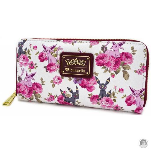 Loungefly Portefeuille zippé Mentali & Noctali Floral Pokémon (Pokémon)