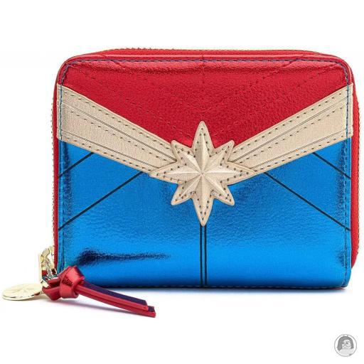 Loungefly Métallique Portefeuille zippé Métallique Captain Marvel (Marvel)