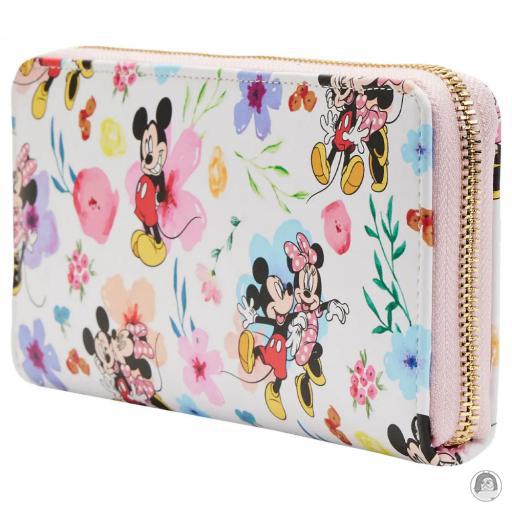 Loungefly Portefeuille zippé Mickey & Minnie Mouse Floral Mickey Mouse (Disney) (Mickey Mouse (Disney))