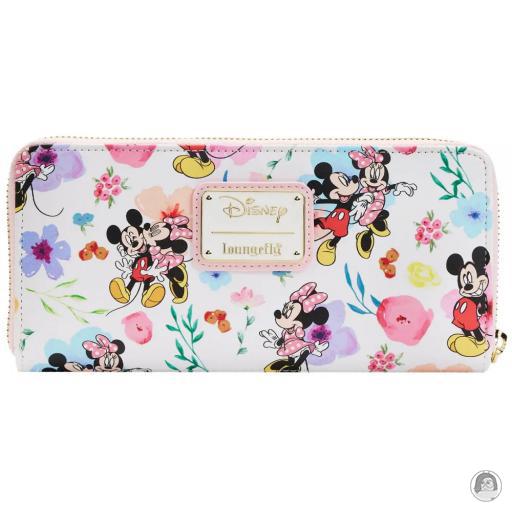 Loungefly Portefeuille zippé Mickey & Minnie Mouse Floral Mickey Mouse (Disney) (Mickey Mouse (Disney))