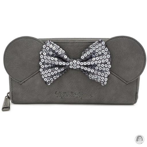 Loungefly Portefeuille zippé Minnie Mouse avec Nœud Sequin Gris Mickey Mouse (Disney) (Mickey Mouse (Disney))