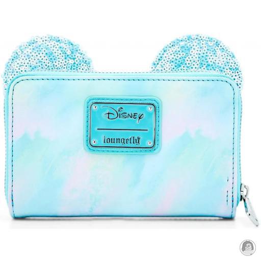 Loungefly Portefeuille zippé Minnie Mouse avec un Nœud Sequin Bleu Mickey Mouse (Disney) (Mickey Mouse (Disney))