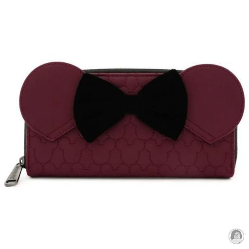 Loungefly Matelassé Portefeuille zippé Minnie Mouse Cosplay Marron Matelassé Mickey Mouse (Disney)