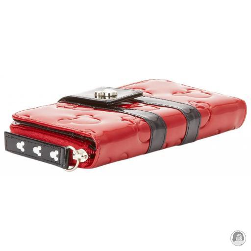 Loungefly Portefeuille zippé Minnie Mouse Rouge en Relief Verni Mickey Mouse (Disney) (Mickey Mouse (Disney))