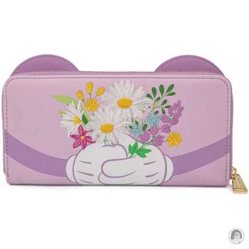 Loungefly Portefeuille zippé Minnie tenant des Fleurs Mickey Mouse (Disney) (Mickey Mouse (Disney))