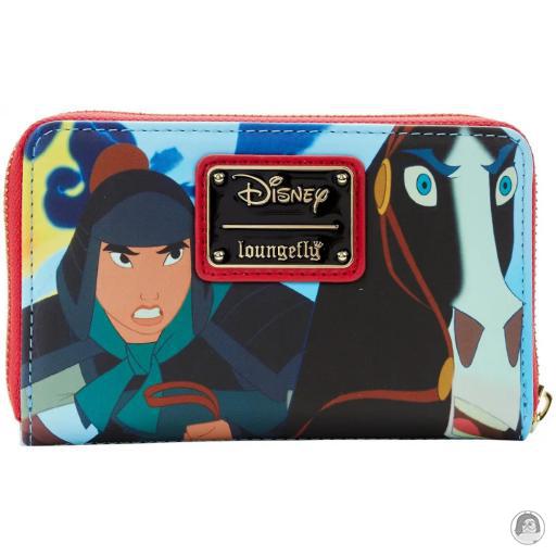 Loungefly Portefeuille zippé Mulan Scène de Princesse Mulan (Disney) (Mulan (Disney))