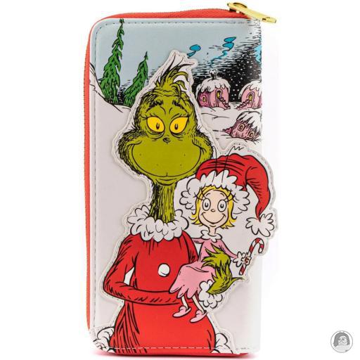 Loungefly Le Grinch Portefeuille zippé Noël Le Grinch