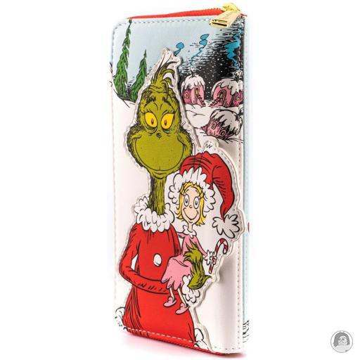 Loungefly Portefeuille zippé Noël Le Grinch (Le Grinch)