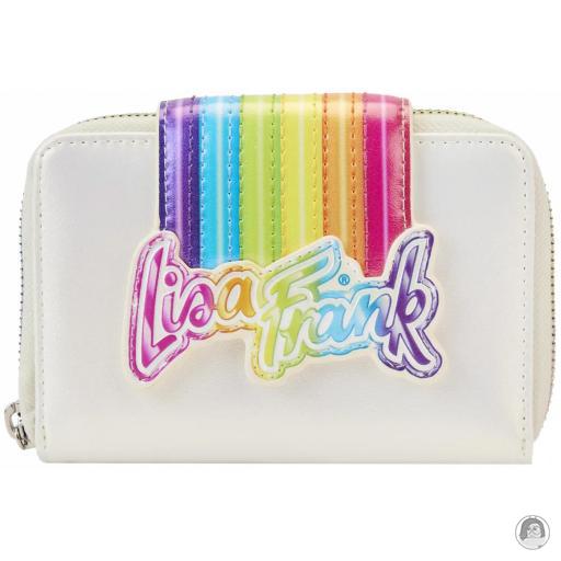 Loungefly Logo Portefeuille zippé Nuage Arc-en-ciel Lisa Frank