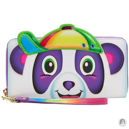 Loungefly Portefeuille zippé Panda Peintre Cosplay Lisa Frank (Lisa Frank)