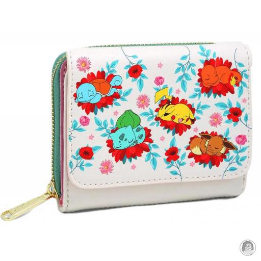 Loungefly Pokémon Portefeuille zippé Pokémon dorment Floral Pokémon