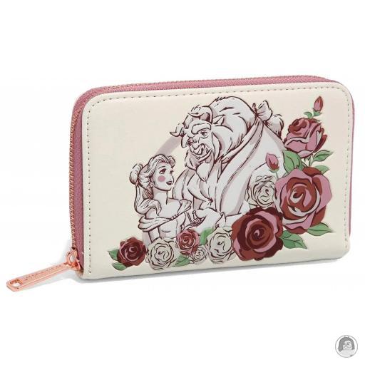 Loungefly Portefeuilles Portefeuille zippé Portrait Floral La Belle et la Bête (Disney)