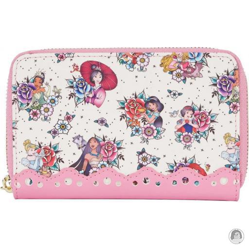 Loungefly Princesses Disney (Disney) Portefeuille zippé Princesse Tatouages Princesses Disney (Disney)