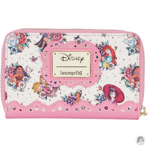 Loungefly Portefeuille zippé Princesse Tatouages Princesses Disney (Disney) (Princesses Disney (Disney))